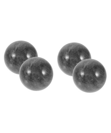 ABOOFAN 2 Sets Exercise Ball Tool Massager White Marble Fitness Jade