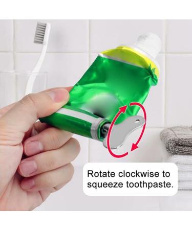 Sgnsvj 6 Pcs Stainless Steel Toothpaste Tube Squeezers Metal Key Toothpaste Squeezers for Cosmetic Tubes Squeezer - Buy Online on GoSupps.com