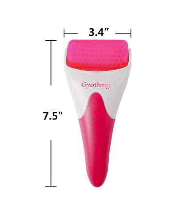 Ice Face Roller Cooling Mask for Dark Circles & Puffiness Relief - Gel Cold Eye Mask for Skin Care & Headache Relief - Reusable Bead Compress Pack - Gifts for Mom - Pink - Buy Online on GoSupps.com