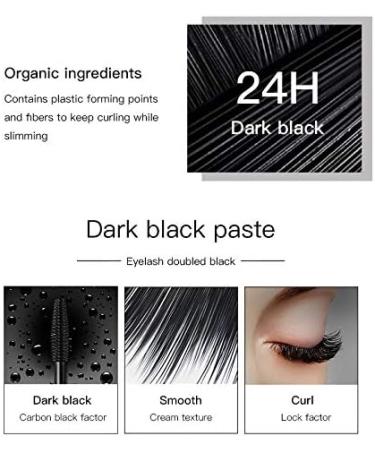 4D Volume Lengthening and Curling Mascara Removable with Warm Water Smudge-Proof 24-Hour Hold - Buy Online on GoSupps.com