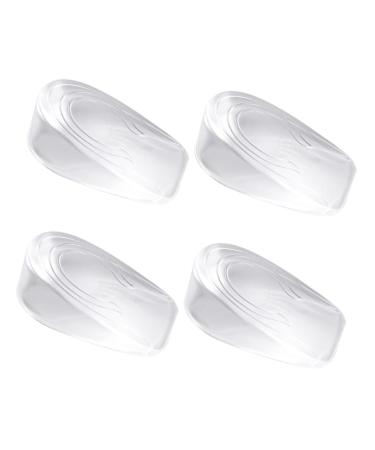 FOMIYES 2 Pairs Heightening Insoles Shoes Insoles for Men Heel Cushion Insole Height Insoles for Men Invisible Heel Insole Shoe Inserts Invisible Heighten Insole Half Pad Man Gel Damping