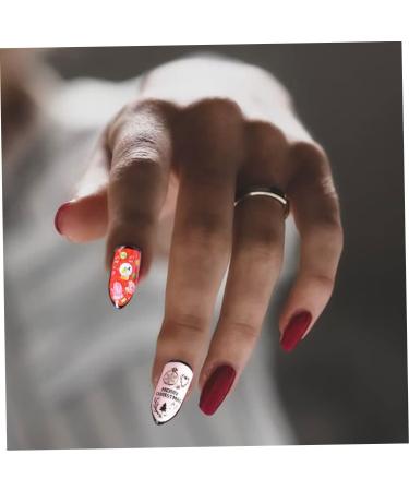 Christmas Nail Stickers Self-adhesive Christmas Stickers Nail Art Decal DIY Manicure Decorations 1Set - Buy Online on GoSupps.com
