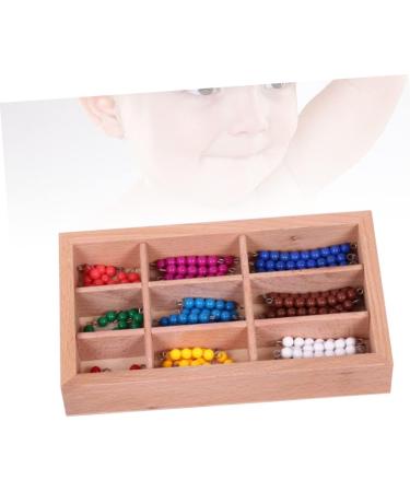 ibasenice kidcraft playset Jewelry kit Toddlers Toys Kids playset Toys for Kids Toy for Kids Bamboo Jewelery Making Beads Craft Beads Kits Colorful Acrylic Beads Beaded Suite Child medium Picture 1 - Buy Online on GoSupps.com