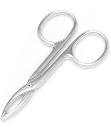 Motanar 2-Piece Scissor Shaped Eyebrow Tweezers Set - Straight Tip, Hair Plucker & Facial Hair Remover - Silver - Buy Online on GoSupps.com