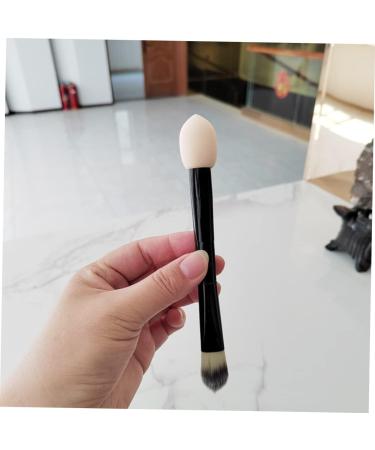 FOMIYES Double-ended Makeup Brush Concealer Brush Sponge Foundation Brush Make up Blending Blush Brush Beauty Double Ended Brush Mascara Plastic Cosmetics Miss Non Latex 19X2.5CM As Shown - Buy Online on GoSupps.com