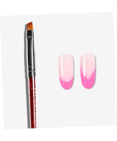Ipetboom 1 Set Nail Painting Tools Powder Nail Brush Hair Bristles Nail Brush Round Flat Nail Brush Acrylic Nail Brush Glitter Manicure Pens Nails Brush Nail Art Pen Pull Wire Sector - Buy Online on GoSupps.com