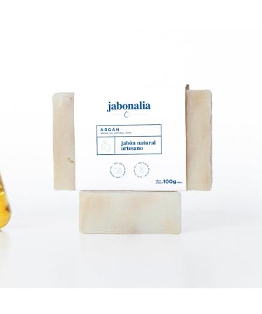 Natural Handmade Soap with Argan Oil Nourishing and Regenerating Antioxidant Dry Skin Ideal for Mature Skin Provides Firmness Anti-Aging Properties 100 g