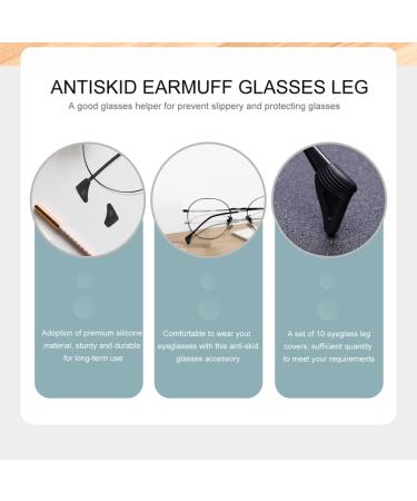 Buy Ibasenice 12-Stick Silicone Glasses Brackets & Ear Protectors - Slip-Resistant Eyewear Accessories for Ultimate Comfort and Security - Buy Online on GoSupps.com