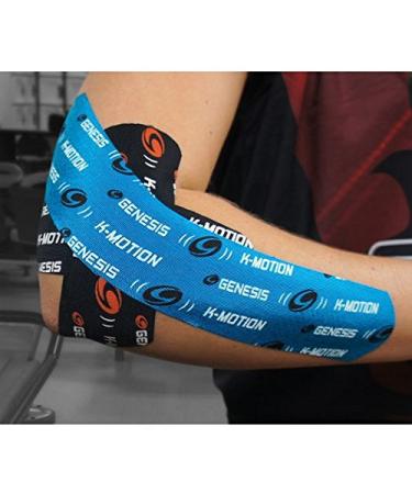 Genesis K-Motion Tape with Copper Infuzion- Red Pre-Cut Pack | Supports Joint Stability and Mobility - Buy Online on GoSupps.com