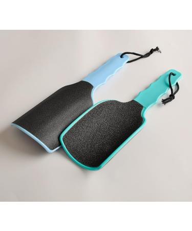 Callus Remover Pedicure Tool Kit 2-Piece Ergonomic Scrubbers Long-Lasting Foot Files for Dead Skin Removal Comfortable Handle - Buy Online on GoSupps.com