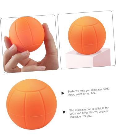 Shop Minkissy 2-Piece Fascia Ball Set for Plantar Fasciitis Relief - Full Body Muscle Massage Device | Orange 6.1cm - Buy Online on GoSupps.com
