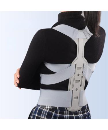 Invisible Chest Posture Corrector - MDLIAN Scoliosis Back Brace & Shoulder Support | Large Gray - Improve Posture & Spine Alignment - International Shipping Available - Buy Online on GoSupps.com