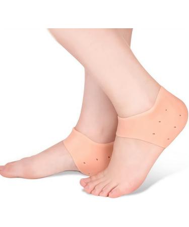 Buy Silicone Heel Covers & Moisturizing Cushions - Anti-Crack Protection for Men & Women - 2 Pairs - International Shipping Available - Buy Online on GoSupps.com
