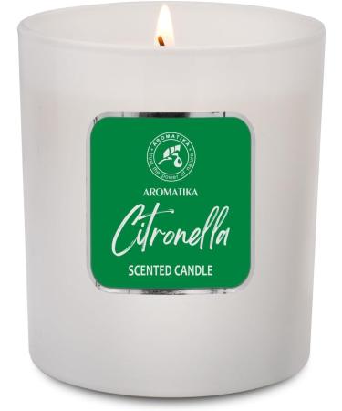 Scented Citronella Candle 200g - Aromatherapy Soy Wax Candle for Home - Perfect Gift & Fresh Aroma Freshener - Buy Online on GoSupps.com