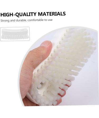 FRCOLOR Nail Brush Manicure for Nails Plastic Cleaner Sink Scrubber Sink Cleaning Nail Cleaning Scrubber Brush Fingernail Cleaner Polypropylene White Fingernail Scrub Toe Brush Set 11.5x5cm White - Buy Online on GoSupps.com