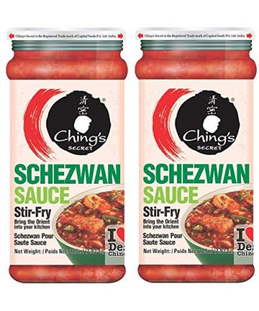 (Pack of 2) Ching's Secret Schezwan Stir Fry Sauce | Ching's Chinese | Desi Chinese