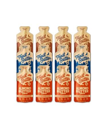 Trail Butter Lil'Squeeze Variety Pack of 12 (4 of each Flavour - Dark Chocolate & Coffee Maple Syrup & Sea Salt Salted Brownie Peanut)