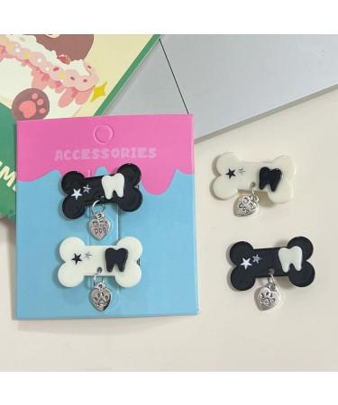 XIAHIOPT Hair Clip Cartoon Hair Clips Side Hair Clip Halloween Costume Decorative Hair Pins Barrette for Women Girls White - Buy Online on GoSupps.com