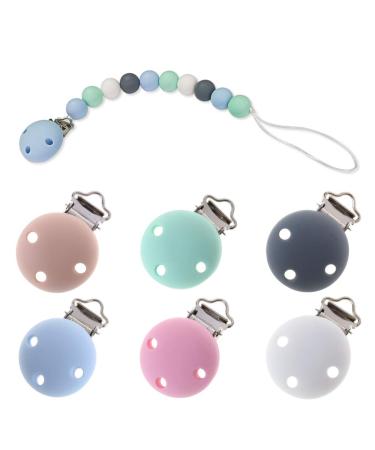 Belti Baby Schnuller Clip & Beißring - Silikon Nipple Holder & Soft Saliva Towel Clips | Newborn Care Accessories & DIY Tools - Shop Internationally! - Buy Online on GoSupps.com