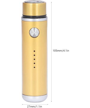 Mini USB Shaver Hypoallergenic Electric Shaver for Men (Gold) - Buy Online on GoSupps.com