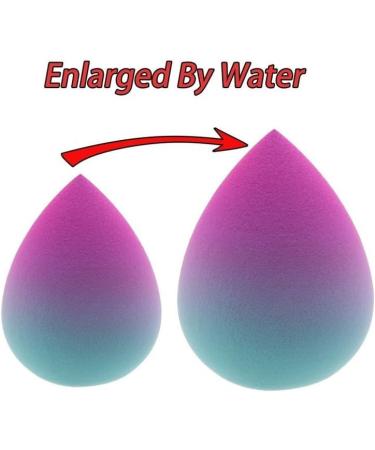 Soft And Elastic Color Cosmetics Egg Vibrant Make Up Sponge Achieve Seamless Makeup Looks Effortlessly(Black) - Buy Online on GoSupps.com