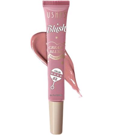Cheek Tint Blushes | Moisture Blushes Mousse Long Wearing Natural Matte Cheek Tint Cream Cream Blushes for Mature Skin Cheeks and Lips Make Up 02 - Buy Online on GoSupps.com