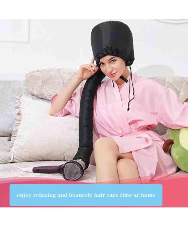 Bonnet Hood Hair Dryer Attachment Adjustable Hair Dryer Cap Portable Soft Hair Drying Salon Cap Hooded Hair Dryer for Hand Held Hair Dryer with Extended Hair Care Hair Dryer Hat for Hair Styling Curling and Deep Conditioning(black) - Buy Online on GoSupps.com