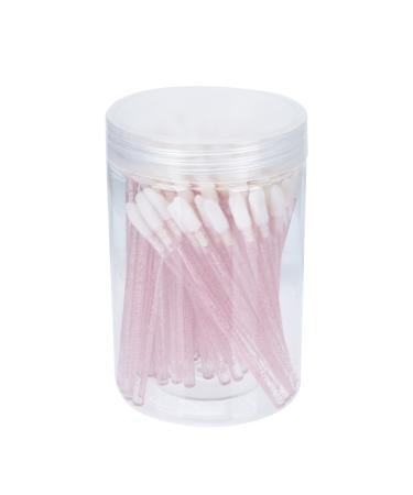 100pcs Lip Brush Lipstick Makeup Brush Lip Gloss Brush Lipstick Cosmetics Applicator Makeup Beauty Tools Lip Makeup Brush Lip Cosmetics Brush Makeup Tool Makeup Accessories Pink