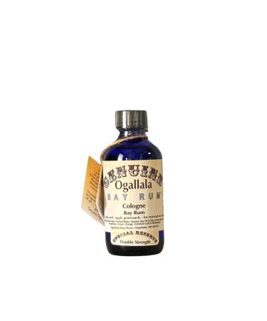 Ogallala Bay Rum | Double Strength Genuine Cologne For Him | Hand Crafted | Old Fashioned Bay Rum Scent | 4 oz Bottle