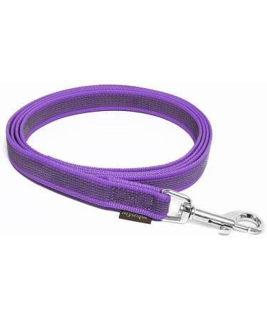 Buy Mystique Rubberized Leash 20mm with Hand Loop & Standard Carabiner - Durable 3m Purple Leash for Dogs - International Shipping Available - Buy Online on GoSupps.com
