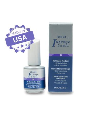 IBD Intense Seal No-cleanse UV Top Coat 0.5 oz - 2 Pack | Long-lasting Shine and Protection - Buy Online on GoSupps.com