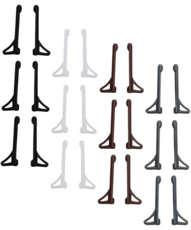 Uonlytech 48 Pairs Silicone Glasses End Lace - Protect Your Glasses with Nerd Wax Glass Holder & Ear Pebbles - Ideal for Kids & Adults - Buy Online on GoSupps.com