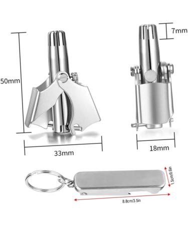 FRCOLOR 3 Sets Nose Hair Trimmers for Women - Stainless Steel Beard Clippers & Razors for Precise Nose Hair Removal - Buy Online on GoSupps.com