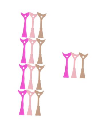 FOMIYES 15 Pcs Eyeliner Eyeshadow Baffle Silicone Molds Eyelashes Applicator Tool Cosmetic Tools Protection