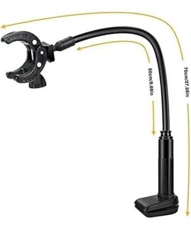 Leefasy Pet Hair Dryer Holder 360 Degrees Rotatable with Adjustable Clamp Gooseneck - Buy Online on GoSupps.com