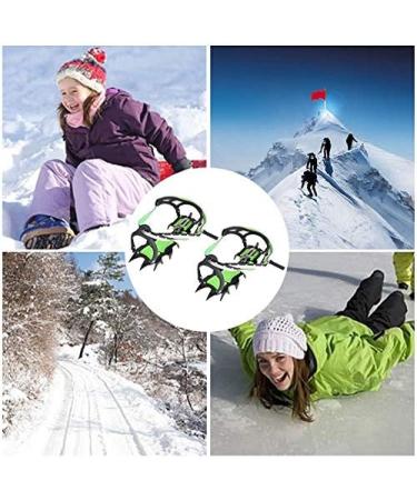 14-Spike Traction Cleats for Ice & Snow - Ideal for Hiking, Fishing, Jogging, and Mountaineering - Buy Online on GoSupps.com