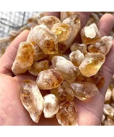 Natural Yellow Citrine raw Points Crystal Rough Minerals for Crystals Stones 200g Full of Texture - Buy Online on GoSupps.com
