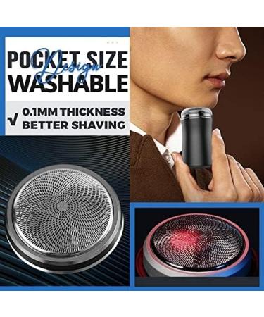 Pocket Size Washable Electric Razor Mini Portable Electric Shaver for Men USB Fast Charging Waterproof and Silent 0.1mm Thin Mesh Clean Shave Suitable for Carrying Around (Green) - Buy Online on GoSupps.com
