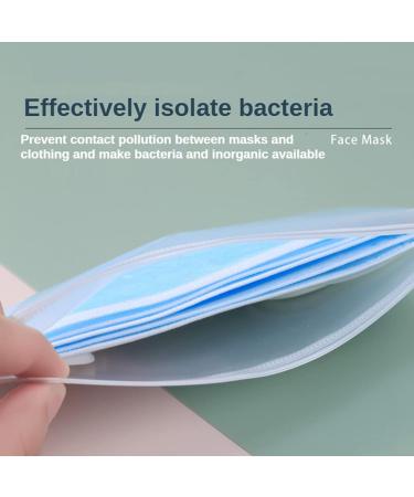 Storage Bag for Anti Dust Disposable Face Shield | Portable Waterproof Zipper Pouch for Travel & Office | Colorless - Buy Online on GoSupps.com