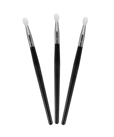 minkissy Eye Makeup Silicone Lip Applicator Eye Shadow lip eyeshadow brush eyeshadow brush set and Lip Makeup Eye Makeup Silicone Lip Applicator 14.5x0.5cm Black 1