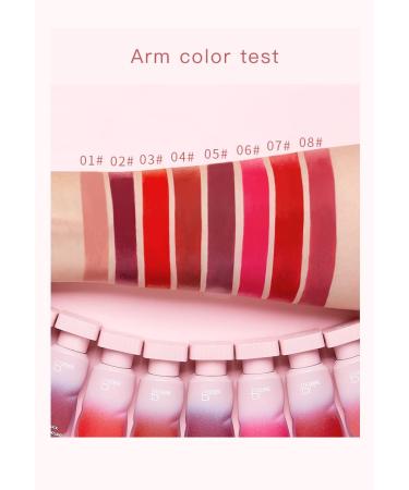 MIESCHER Colored Liquid Lipstick - Long Lasting Matte Lip Cream for Women (06 Pink) - Buy Online on GoSupps.com