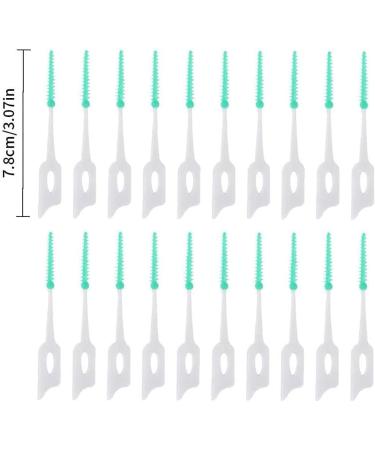 Interdental Brushes - Portable Oral Care Tool | 20pcs Tooth Cleaning Picks for Healthy Smile - Buy Online on GoSupps.com