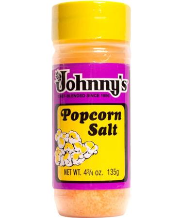 Johnny's Gluten Free POPCORN SALT 4.75oz (2 Pack) 4.75 Ounce (Pack of 2)