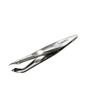 THRAU Mini Cuticle Trimmer for Manicure and Pedicure, Stainless Steel Cuticle Nipper, Precise Pointed Tip Cuticle Clipper for Trim Nail and Dry Skin