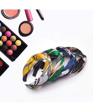Hbselect 4-Pack Vintage Satin Hair Bands - Korean Retro Knotted Headbands for Women - Buy Online on GoSupps.com