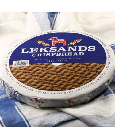 Swedish Rye Crispbreads Rounds by Leksands - 400g (14 ounce)