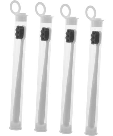 Frcolor 12 Pcs Soft Toothbrush Set Ideal for Travel Kids & Aesthetic Needs | Portable Soft Bristles in Round PP Tube - Buy Online on GoSupps.com