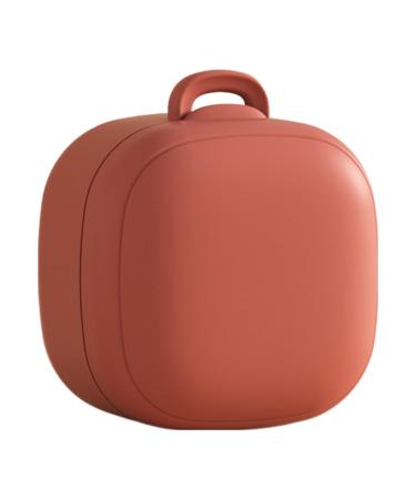 Portable Silicone Pacifier Bag for Babies - Travel-Friendly Pacifier Holder in Bright Red | Ideal for Diaper Pockets - Buy Online on GoSupps.com