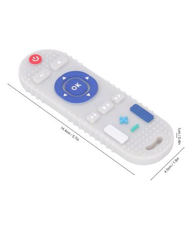 Baby Teething Toy - TV Remote Shaped Silicone Chew Toy for Soothing Relief (Beige) - Buy Online on GoSupps.com