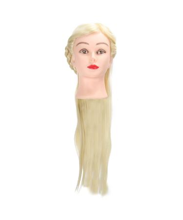 Hairdresser training head funny practical window doll head 65 cm / 25.6 inch imported high-temperature fiber for DIY hairstyle for practicing hair styling braids